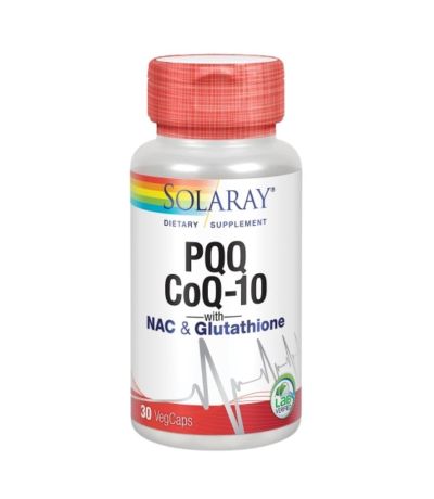 PQQ CoQ-10 NacGlutathione 30caps Solaray