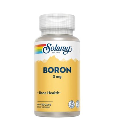 Boro 3Mg Vegan 60caps Solaray