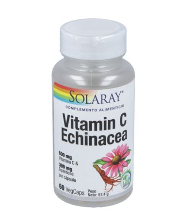 Vitamina-C 500Mg Echinacea 300Mg 60caps Solaray