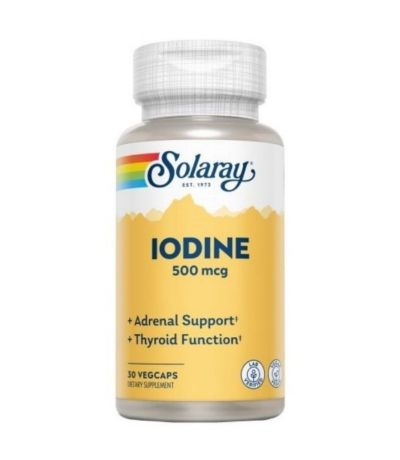 Iodine 500mcg 30caps Solaray