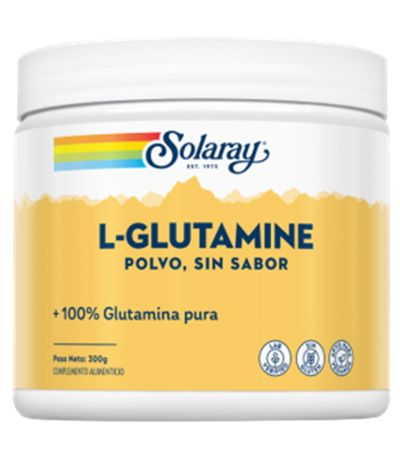 L-Glutamina Polvo 300g Solaray