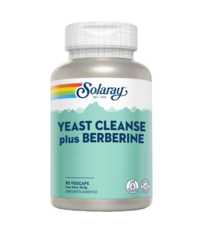 Yeast Cleanse Plus Berberine Vegan 90caps Solaray