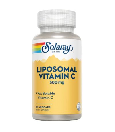Small Liposomal Vitamina C 500Mg 30 vegcaps Solaray