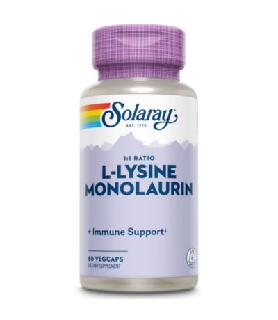 L-Lysine Monolaurin 60vegcaps Solaray