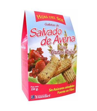 Galletas Salvado de Avena y Frutos Rojos 250g Hijas Del Sol
