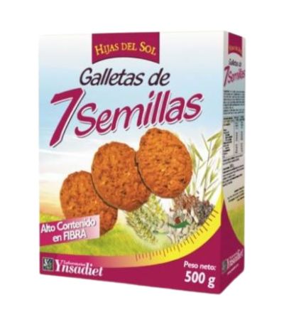 Galletas 7 Semillas 500g Hijas Del Sol