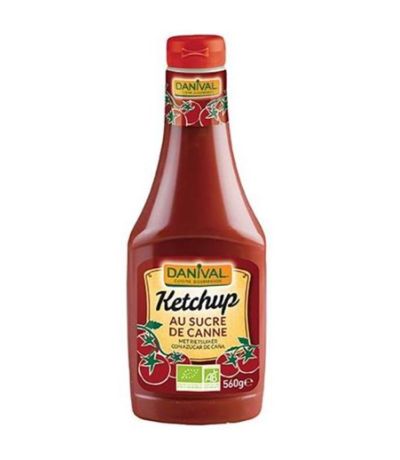 Ketchup Con Azucar de Caña Bio 560g Danival