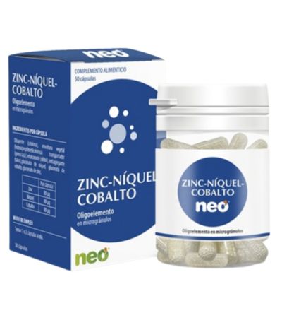 Microgranulos Zinc Niquel y Cobalto 50caps Neo