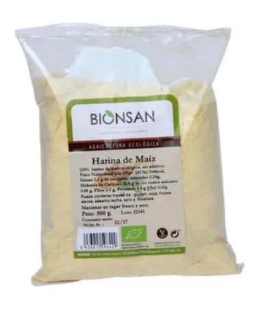 Harina Maiz Eco Vegan 500g Bionsan