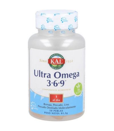 Omega 3-6-9 Ultra SinGluten 50 Perlas Kal