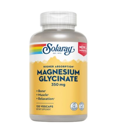 Magnesium Glycinate 400mg 120comp Solaray
