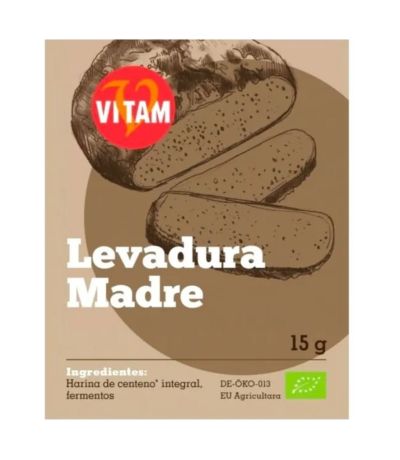 Levadura Madre Extracto Bio 15g Vitam