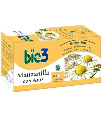 Bie3 Infusiones Manzanilla y Anis 25inf Bie 3