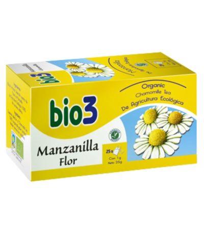 Bie3 Infusiones Flor Manzanilla Bio 25inf Bie 3