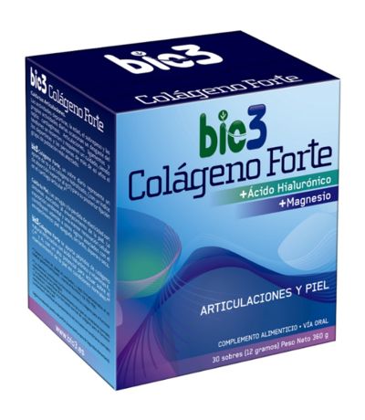 Bie3 Colageno Forte con Acido Hialuronico SinGluten 30 Sobres Bie 3