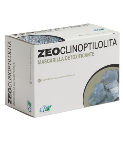 Zeoclinoptilolita Mascarilla detoxificante Zeolita 30 Sobres CFN