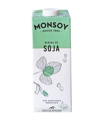 Bebida Vegetal de Soja SinGluten Bio 6x1L Monsoy