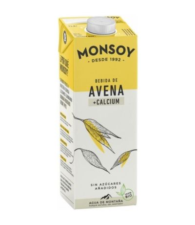 Bebida Vegetal de Avena con Calcio Vegan Bio 6x1L Monsoy