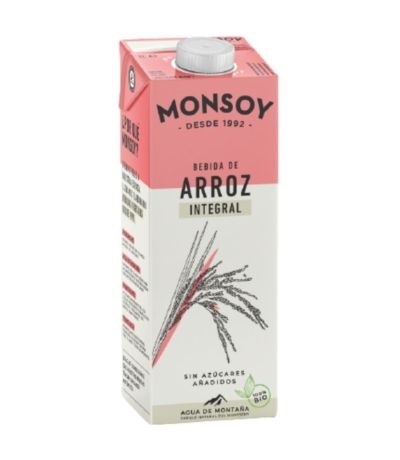 Bebida Vegetal de Arroz Integral Bio 6x1L Monsoy