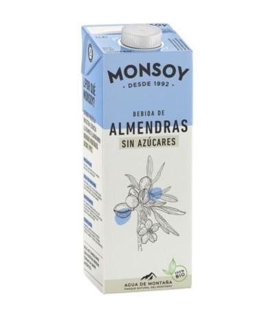Bebida Vegetal de Almendra Bio 6x1L Monsoy