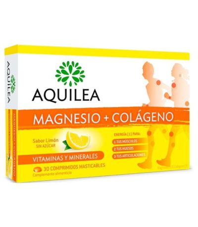 Magnesio Colageno Masticables 30comp Aquilea