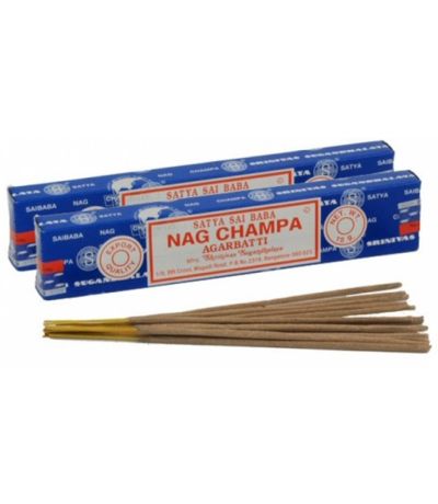 Incienso Nag Champa Original Azul 15 Sticks Satya