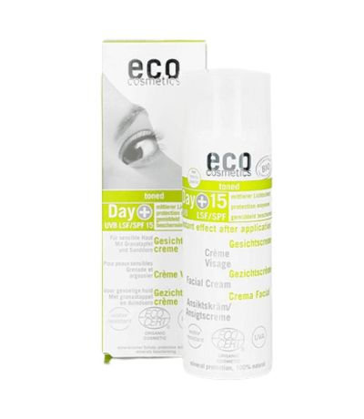 Crema Facial SPF15 con Base de Color Vegan 50ml Eco Cosmetics
