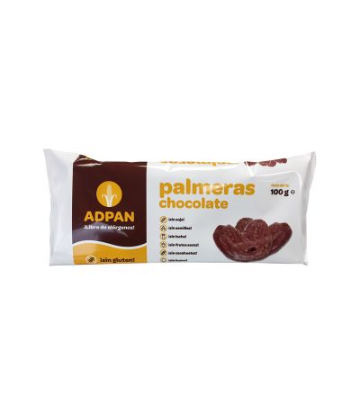 Palmeras de Chocolate SinGluten 100g Adpan