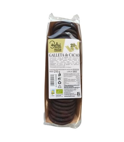 Galletas Cacao Proteica Eco 210g Belsi