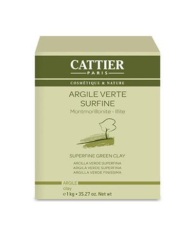 Arcilla Verde Superfina 1kg Cattier