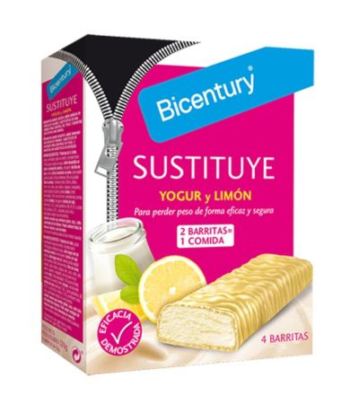 Barritas Sustitutivas Yogur y Limon 4uds Bicentury