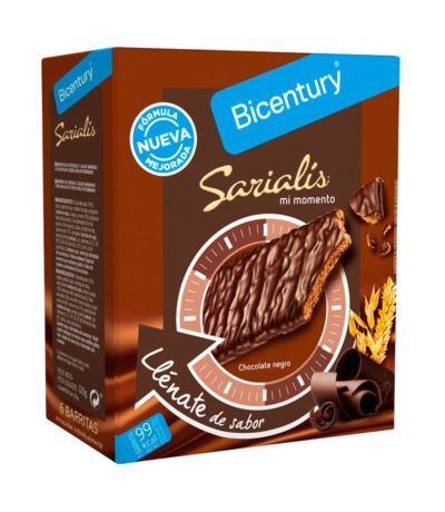 Barritas Saciantes de Cereales y Chocolate Negro Sarialis 120g Bicentury