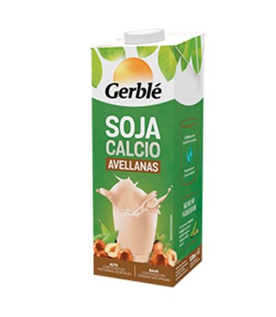 Bebida Vegetal de Soja y Avellana 6x1L Gerble