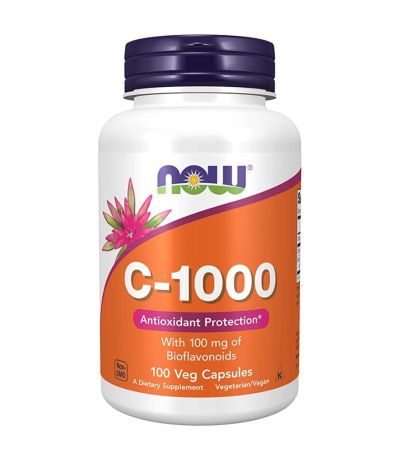 Vitamina-C 1000Mg Bioflavonoides 100caps Now