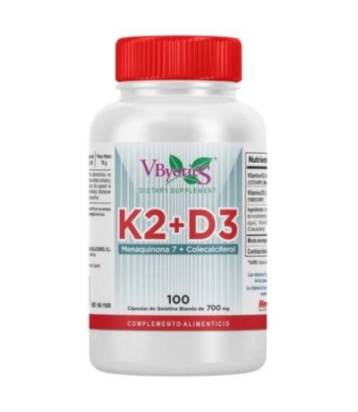 Vitamina-K2  D3 100caps Vbyotics