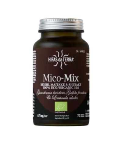 Mico-Mix SinGluten Bio Vegan 70caps Hifas Da Terra