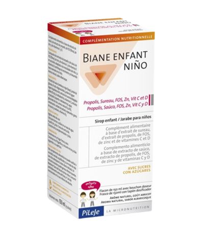 Biane Enfant Propolis Sauco Fosforo Zinc y Vitaminas C y D 150ml Pileje