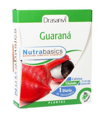 Guarana Nutrabasics SinGluten Vegan 30caps Drasanvi