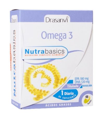 Omega-3 1000mg Nutrabasics 48 Perlas Drasanvi