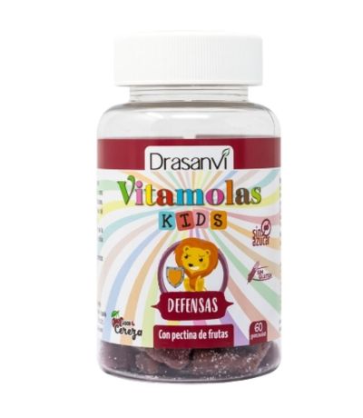 Vitamolas Defensas Niños SinGluten 60gominolas Drasanvi
