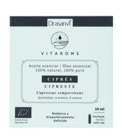 Aceite Esencial Cipres Bio 10ml Vitaroms Drasanvi