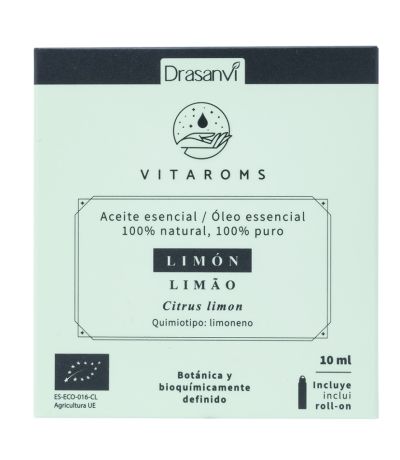 Aceite Esencial Limon Bio 10ml Vitaroms Drasanvi