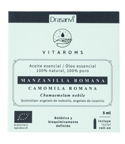 Aceite Esencial Manzanilla Romana Bio 5ml Vitaroms Drasanvi