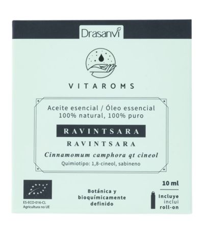 Aceite Esencial Ravintsara Bio 10ml Vitaroms Drasanvi