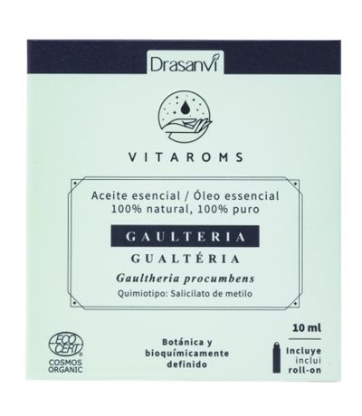 Aceite Esencial Gaulteria Ecocert Bio 10ml Vitaroms Drasanvi