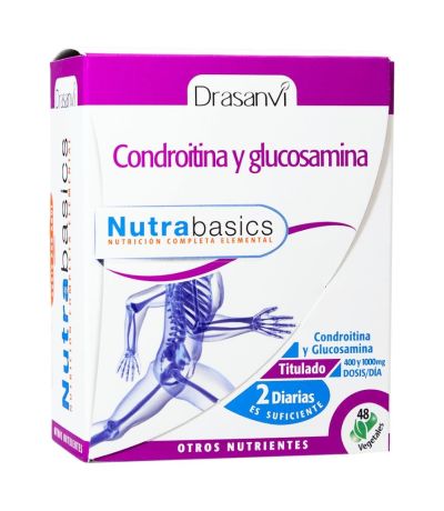 Condroitina Glucosamina Nutrabasics 48caps Drasanvi