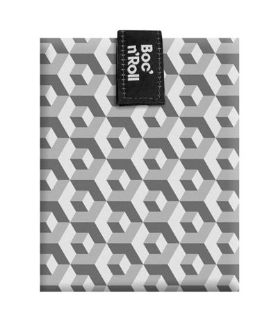 Porta Bocadillos Reutilizable Tiles Negro 1ud Roll´Eat
