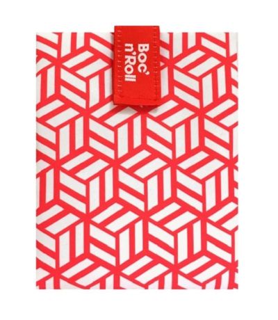 Porta Bocadillos Reutilizable Tiles Rojo 1ud Roll´Eat