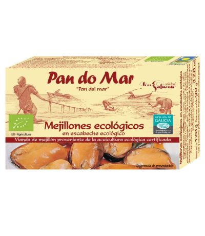Mejillones en Escabeche Eco 115g Pan Do Mar