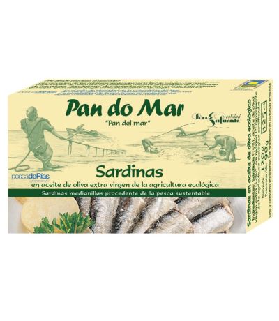 Sardinas en Aceite de Oliva Eco 120g Pan Do Mar